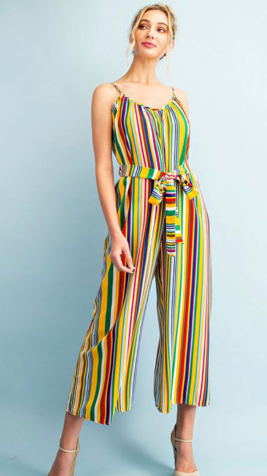 Stripy Jumpsuit/Romper